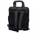 Rucksack City-Lights Hamburg L CL-12679, Farbe: anthrazit, blau/petrol, beige, Marke: Harbour 2nd, Abmessungen in cm: 26x30x12, Bild 3 von 6
