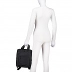 Rucksack City-Lights Hamburg L CL-12679, Farbe: anthrazit, blau/petrol, beige, Marke: Harbour 2nd, Abmessungen in cm: 26x30x12, Bild 4 von 6