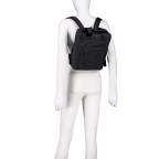 Rucksack City-Lights Hamburg L CL-12679, Farbe: anthrazit, blau/petrol, beige, Marke: Harbour 2nd, Abmessungen in cm: 26x30x12, Bild 5 von 6