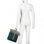 Rucksack Los Angeles FU51, Farbe: grau, blau/petrol, Marke: Blackbeat, Abmessungen in cm: 27x31.5x7.5, Bild 5 von 8