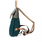 Rucksack Los Angeles FU51, Farbe: grau, blau/petrol, Marke: Blackbeat, Abmessungen in cm: 27x31.5x7.5, Bild 3 von 8