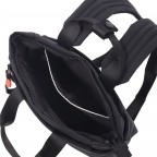 Rucksack String Norio, Farbe: schwarz, grün/oliv, weiß, Marke: Hedgren, Abmessungen in cm: 25x31x9, Bild 7 von 9