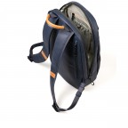 Rucksack Japan Re Toshimoi, Farbe: blau/petrol, taupe/khaki, beige, Marke: Aunts & Uncles, Abmessungen in cm: 24x40x11, Bild 6 von 7