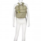 Rucksack Sissy 17255 mit Laptopfach 15 Zoll, Farbe: taupe/khaki, beige, Marke: Suri Frey, Abmessungen in cm: 38x39x15, Bild 4 von 6