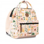 Rucksack Adventurer Small mit zwei auswechselbaren Vortaschen, Farbe: flieder/lila, beige, Marke: Cabaia, Abmessungen in cm: 23x32x13, Bild 4 von 10