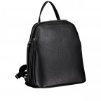 Rucksack, Farbe: schwarz, beige, Marke: Hausfelder Manufaktur, Abmessungen in cm: 26x29x15, Bild 2 von 7