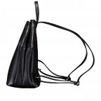 Rucksack, Farbe: schwarz, beige, Marke: Hausfelder Manufaktur, Abmessungen in cm: 26x29x15, Bild 3 von 7