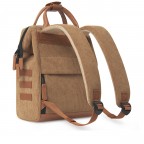 Rucksack Adventurer Small, Farbe: schwarz, blau/petrol, cognac, Marke: Cabaia, Abmessungen in cm: 23x32x13, Bild 6 von 10
