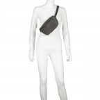 Gürteltasche Mademoiselle MH4 Canvas Graphit, Farbe: anthrazit, Marke: Zwei, EAN: 4250257920514, Abmessungen in cm: 25x14x6, Bild 5 von 7