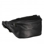 Gürteltasche Schwarz, Farbe: schwarz, Marke: Hausfelder Manufaktur, EAN: 4065646006041, Abmessungen in cm: 30x17x10, Bild 2 von 7