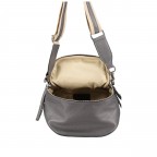 Gürteltasche Silberbeschlag, Farbe: schwarz, anthrazit, grau, blau/petrol, taupe/khaki, grün/oliv, flieder/lila, rosa/pink, orange, weiß, metallic, Marke: Hausfelder Manufaktur, Abmessungen in cm: 22x19x9, Bild 6 von 6