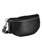 Gürteltasche Silberbeschlag Schwarz, Farbe: schwarz, Marke: Hausfelder Manufaktur, EAN: 4065646016743, Abmessungen in cm: 27x15x8, Bild 2 von 5