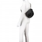Gürteltasche Silberbeschlag, Marke: Hausfelder Manufaktur, Abmessungen in cm: 22x19x9, Bild 5 von 6