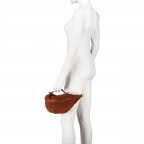 Gürteltasche / Umhängetasche Velours, Marke: Hausfelder Manufaktur, Abmessungen in cm: 37x17x12, Bild 6 von 7