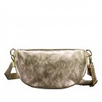 Gürteltasche / Umhängetasche Laminato mit Goldfittings, Farbe: metallic, Marke: Hausfelder Manufaktur, Abmessungen in cm: 24x14x8, Bild 3 von 6