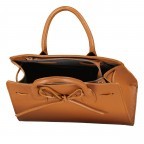 Handtasche Dollaro Cognac, Farbe: cognac, Marke: Hausfelder Manufaktur, EAN: 4065646003446, Abmessungen in cm: 28.5x21x12, Bild 7 von 7