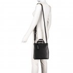 Handtasche Paper Bag Tote S Carter Passion, Farbe: rot/weinrot, Marke: Liebeskind Berlin, EAN: 4064657323772, Abmessungen in cm: 22x25x12, Bild 5 von 7
