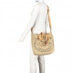 Shopper Canvas X009 Beige Stampa Sughero, Farbe: beige, Marke: Campomaggi, EAN: 8054302726092, Abmessungen in cm: 33x32x16, Bild 4 von 9