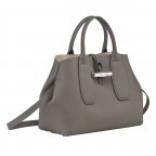 Handtasche Roseau Handtasche M Grau, Farbe: grau, Marke: Longchamp, EAN: 3597922090129, Abmessungen in cm: 30x23.5x12, Bild 3 von 6