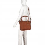 Shopper Soft-Weaving Soraya SW.10500 Charming Cognac, Farbe: cognac, Marke: Harbour 2nd, EAN: 4046478051775, Abmessungen in cm: 33.5x26x12.5, Bild 7 von 10