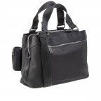 Handtasche Verbier-Play Lois Black, Farbe: schwarz, Marke: Bogner, EAN: 4053533886852, Abmessungen in cm: 28.5x20x12, Bild 3 von 8