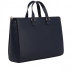 Handtasche Club Tote Blue, Farbe: blau/petrol, Marke: Tommy Hilfiger, EAN: 8720114666009, Abmessungen in cm: 35x25x12.5, Bild 2 von 3