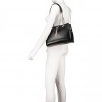 Shopper Divina Nero, Farbe: schwarz, Marke: Valentino Bags, EAN: 8058043449647, Abmessungen in cm: 30.5x22x10, Bild 5 von 6