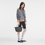 Handtasche Le Pliage Green Handtasche S, Farbe: schwarz, anthrazit, blau/petrol, braun, cognac, taupe/khaki, grün/oliv, rot/weinrot, flieder/lila, rosa/pink, orange, gelb, Marke: Longchamp, Abmessungen in cm: 23x22x14, Bild 4 von 7
