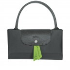 Handtasche Le Pliage Green Handtasche M, Farbe: schwarz, anthrazit, blau/petrol, braun, taupe/khaki, grün/oliv, rot/weinrot, flieder/lila, Marke: Longchamp, Abmessungen in cm: 30x28x20, Bild 6 von 6