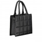 Handtasche Schwarz, Farbe: schwarz, Marke: Hausfelder Manufaktur, EAN: 4065646006386, Abmessungen in cm: 25x21x9, Bild 2 von 7