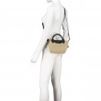 Handtasche Le Pliage Energy Handtasche XS Dunkelrose, Farbe: rot/weinrot, Marke: Longchamp, EAN: 3597922164547, Abmessungen in cm: 16x13x10.5, Bild 6 von 7