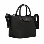 Handtasche Le Pliage Energy Handtasche S, Farbe: schwarz, blau/petrol, braun, taupe/khaki, rot/weinrot, beige, weiß, Marke: Longchamp, Abmessungen in cm: 25.5x22x16, Bild 2 von 4