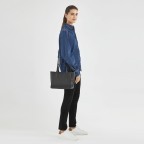 Handtasche Le Foulonné Schwarz, Farbe: schwarz, Marke: Longchamp, EAN: 3597922154722, Abmessungen in cm: 27x22x14, Bild 4 von 5