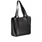 Shopper Schwarz, Farbe: schwarz, Marke: Hausfelder Manufaktur, EAN: 4065646008755, Abmessungen in cm: 28x27x12, Bild 2 von 5