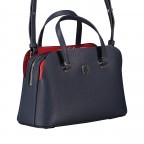 Handtasche Core Medium Satchel Sky Captain, Farbe: blau/petrol, Marke: Tommy Hilfiger, EAN: 8719862676545, Abmessungen in cm: 28x19x12, Bild 2 von 7