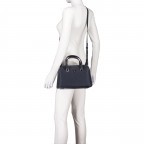 Handtasche Core Medium Satchel Black, Farbe: schwarz, Marke: Tommy Hilfiger, Abmessungen in cm: 28x19x12, Bild 6 von 7