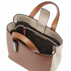 Handtasche Paper Bag Tote S Mocca Cream, Farbe: cognac, Marke: Liebeskind Berlin, EAN: 4064657448581, Abmessungen in cm: 22x25x12, Bild 4 von 5