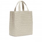 Tasche Paper Bag Waxy Kroko S Pale Moon, Farbe: beige, Marke: Liebeskind Berlin, EAN: 4064657448666, Abmessungen in cm: 22x25x11.5, Bild 2 von 5