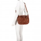 Handtasche New-Lines Philine NL.11154 Sweet Caramel, Farbe: cognac, Marke: Harbour 2nd, EAN: 4046478058507, Abmessungen in cm: 38x26x11, Bild 7 von 8