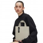 Tasche Paper Bag Tote S Carter Oatmilk, Farbe: beige, Marke: Liebeskind Berlin, EAN: 4064657018944, Abmessungen in cm: 22x25x12, Bild 3 von 5