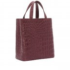 Tasche Paper Bag Waxy Kroko S Peony, Farbe: rot/weinrot, Marke: Liebeskind Berlin, EAN: 4064657031172, Abmessungen in cm: 23x25x11.5, Bild 2 von 5