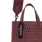 Tasche Paper Bag Waxy Kroko S Peony, Farbe: rot/weinrot, Marke: Liebeskind Berlin, EAN: 4064657031172, Abmessungen in cm: 23x25x11.5, Bild 5 von 5