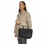 Handtasche Element Satchel Black, Farbe: schwarz, Marke: Tommy Hilfiger, EAN: 8720117921730, Abmessungen in cm: 31.5x24x11, Bild 3 von 6