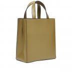 Handtasche Paper Bag Tote S Carter Matcha, Farbe: grün/oliv, Marke: Liebeskind Berlin, EAN: 4099593009459, Abmessungen in cm: 22x25x12, Bild 2 von 5