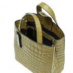 Tasche Paper Bag Tote Bag S Waxy Kroko Matcha, Farbe: grün/oliv, Marke: Liebeskind Berlin, EAN: 4099593007103, Abmessungen in cm: 23x25x11.5, Bild 3 von 4