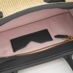 Handtasche Canvas Lena Black Cream, Farbe: schwarz, Marke: Les Visionnaires, EAN: 4262371046667, Abmessungen in cm: 28x34x15, Bild 3 von 4