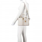 Handtasche Ginevra Logo Stone, Farbe: beige, Marke: Guess, EAN: 0190231673132, Abmessungen in cm: 28.2x22x11.5, Bild 5 von 7