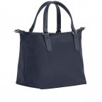 Handtasche Poppy Small Tote Space Blue, Farbe: blau/petrol, Marke: Tommy Hilfiger, EAN: 8720643586892, Abmessungen in cm: 29x22x15, Bild 2 von 4