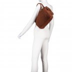 Handtasche Soft-Weaving-3 Freda SW-11898 Charming Cognac, Farbe: cognac, Marke: Harbour 2nd, EAN: 4046478064867, Abmessungen in cm: 31x23x9, Bild 5 von 8