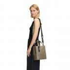 Handtasche Paper Bag Tote S Waxy Kroko Rock, Farbe: grau, Marke: Liebeskind Berlin, EAN: 4099593109814, Abmessungen in cm: 22x25x12, Bild 3 von 5